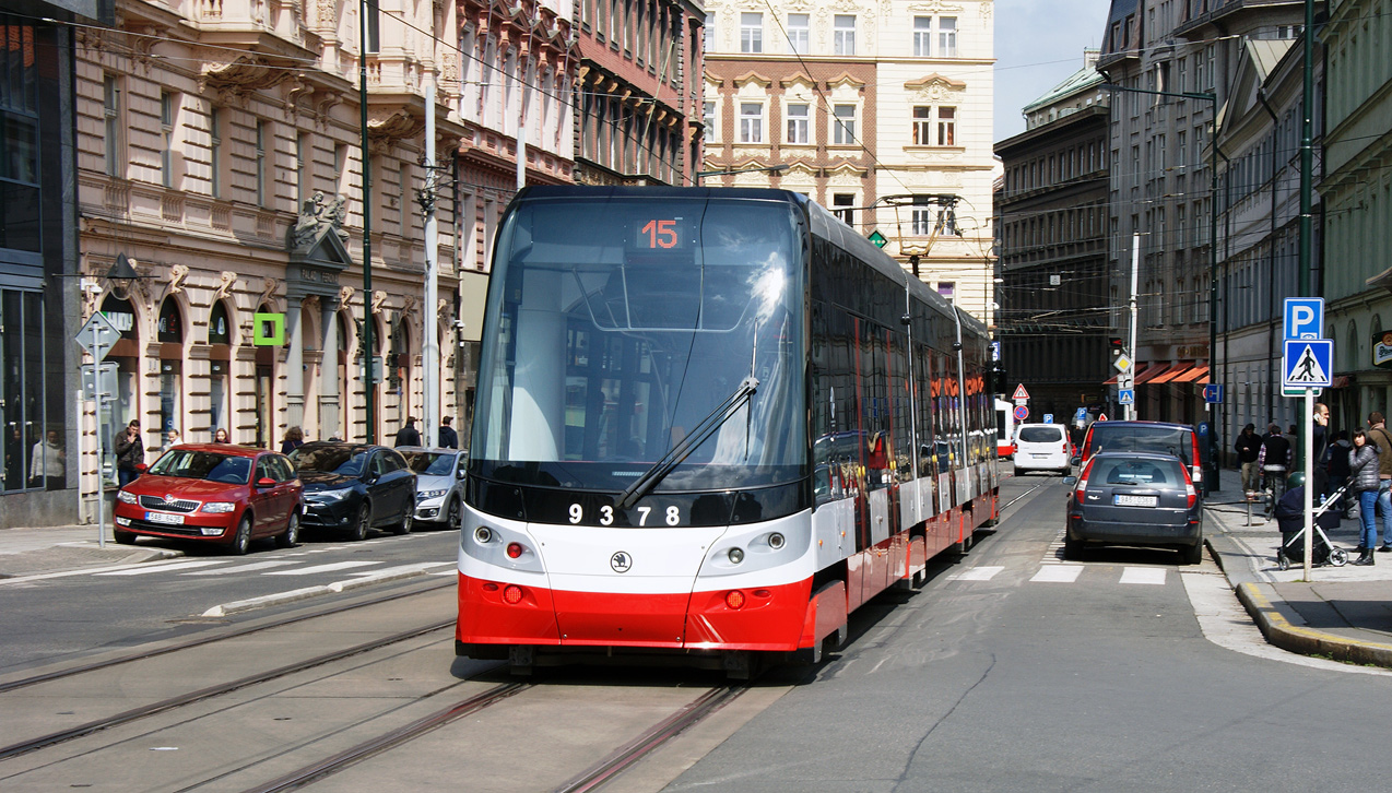 Прага, Škoda 15T5 ForCity Alfa Praha № 9378