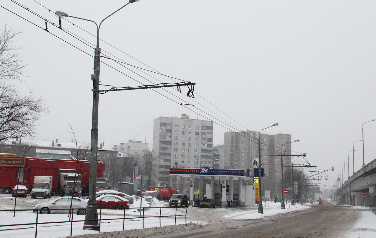 Maskava — Closed trolleybus lines; Maskava — Trolleybus lines: South-Eastern Administrative District