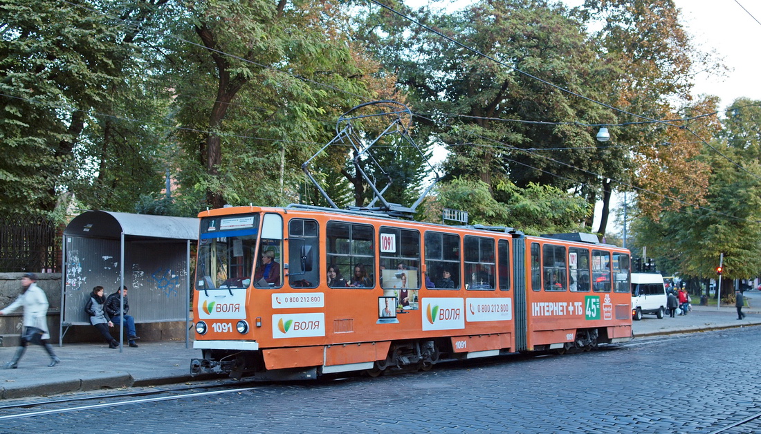 Lwów, Tatra KT4SU Nr 1091