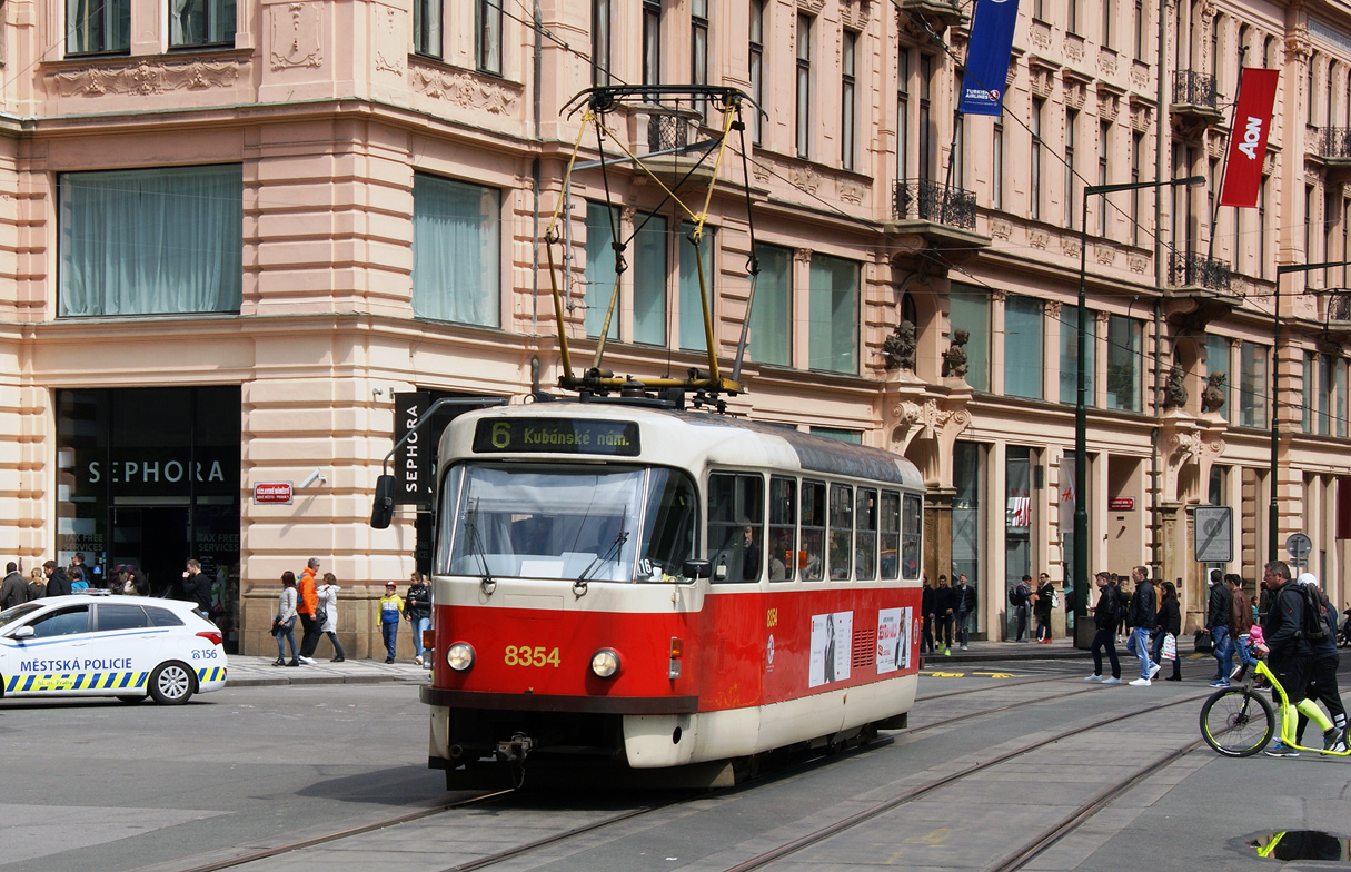 Прага, Tatra T3R.P № 8354