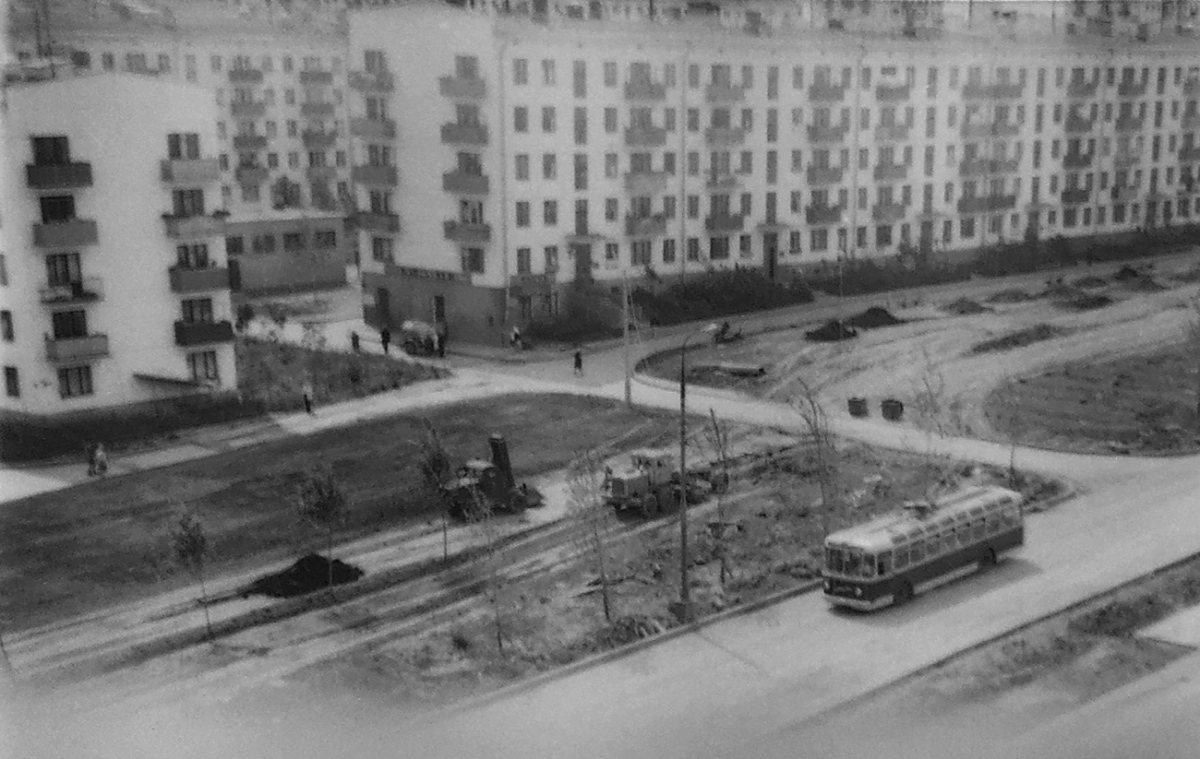 Москва — Исторические фотографии — Трамвай и Троллейбус (1946-1991); Москва — Троллейбусные линии: ЮЗАО
