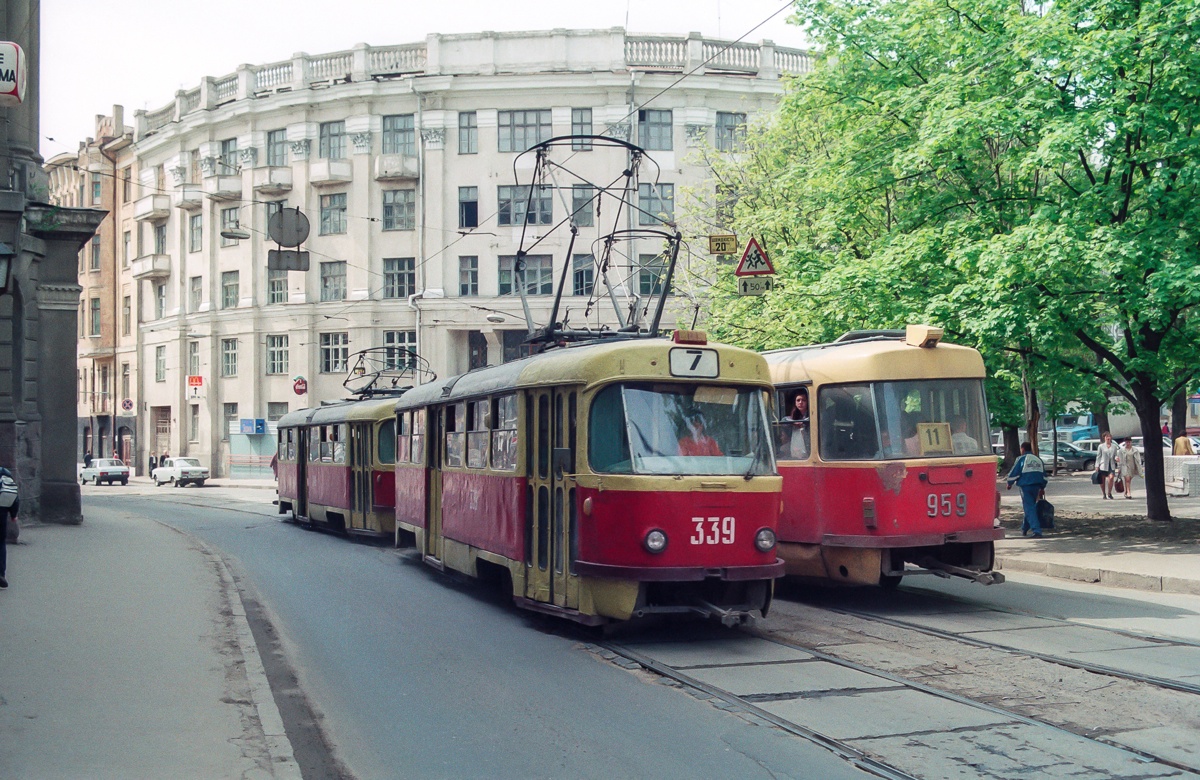 Харьков, Tatra T3SU № 339; Харьков, Tatra T3SU № 340; Харьков, Tatra T3SU № 959