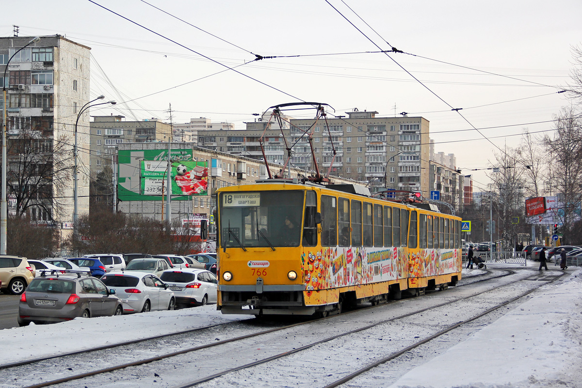 Екатеринбург, Tatra T6B5SU № 766