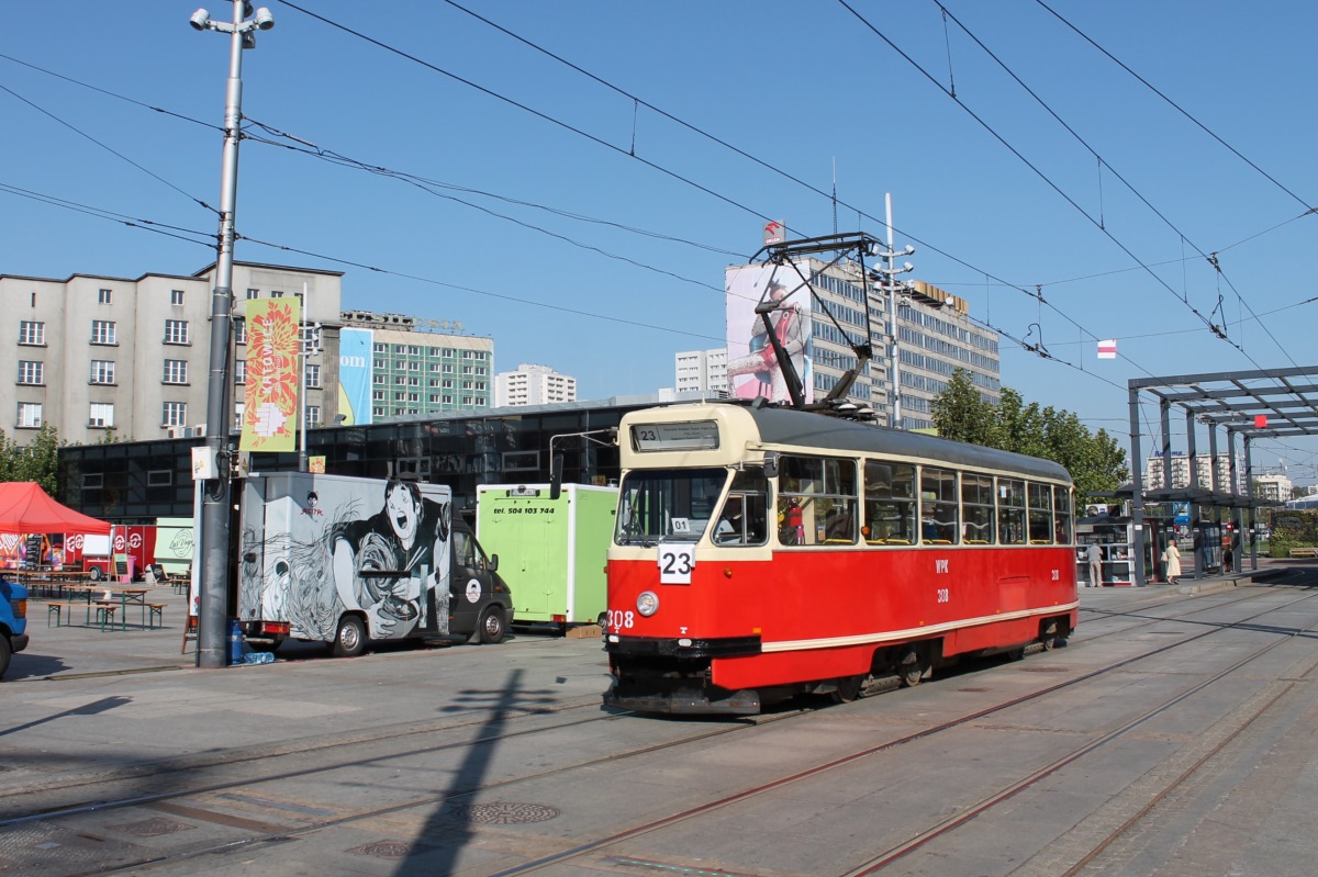 Silesia trams, Konstal 13N # 308