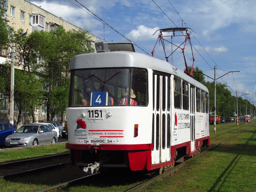Oulianovsk, Tatra T3SU N°. 1151
