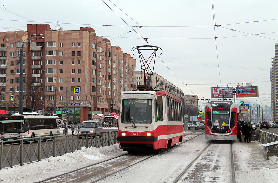 Санкт Петербург, 71-134К (ЛМ-99К) № 0417