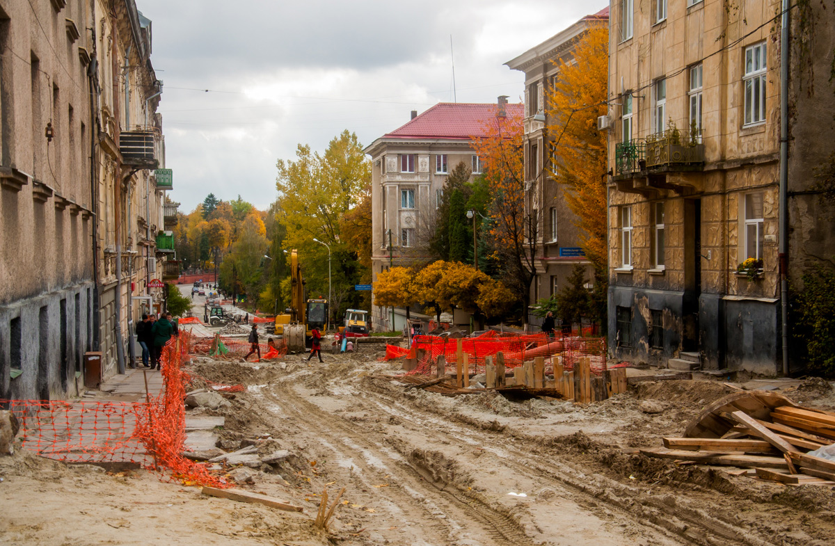 利沃夫 — Tracks reconstruction: Mechnikova str. [14.12.2015-18.09.2017]