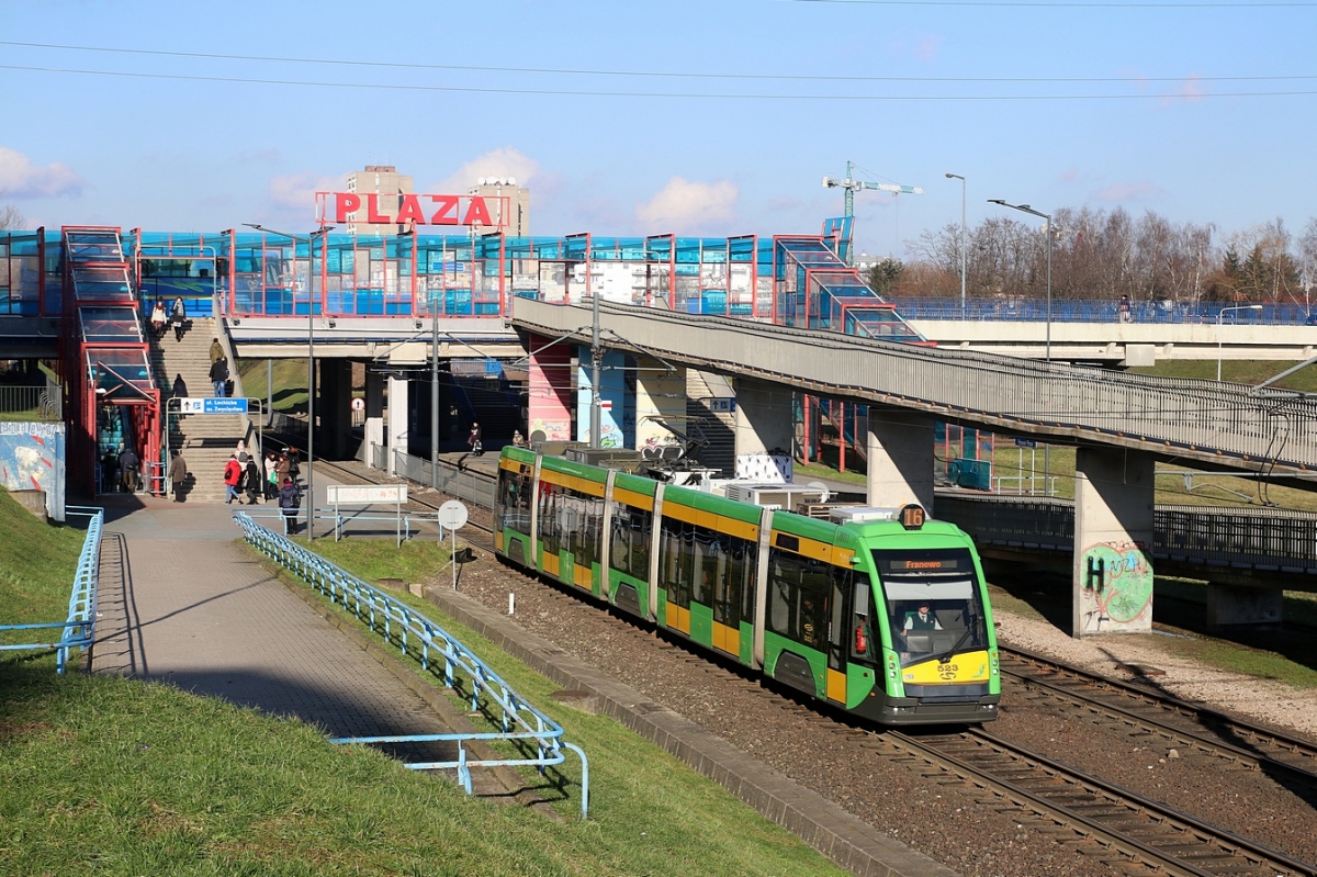 Poznań, Solaris Tramino S105p č. 523