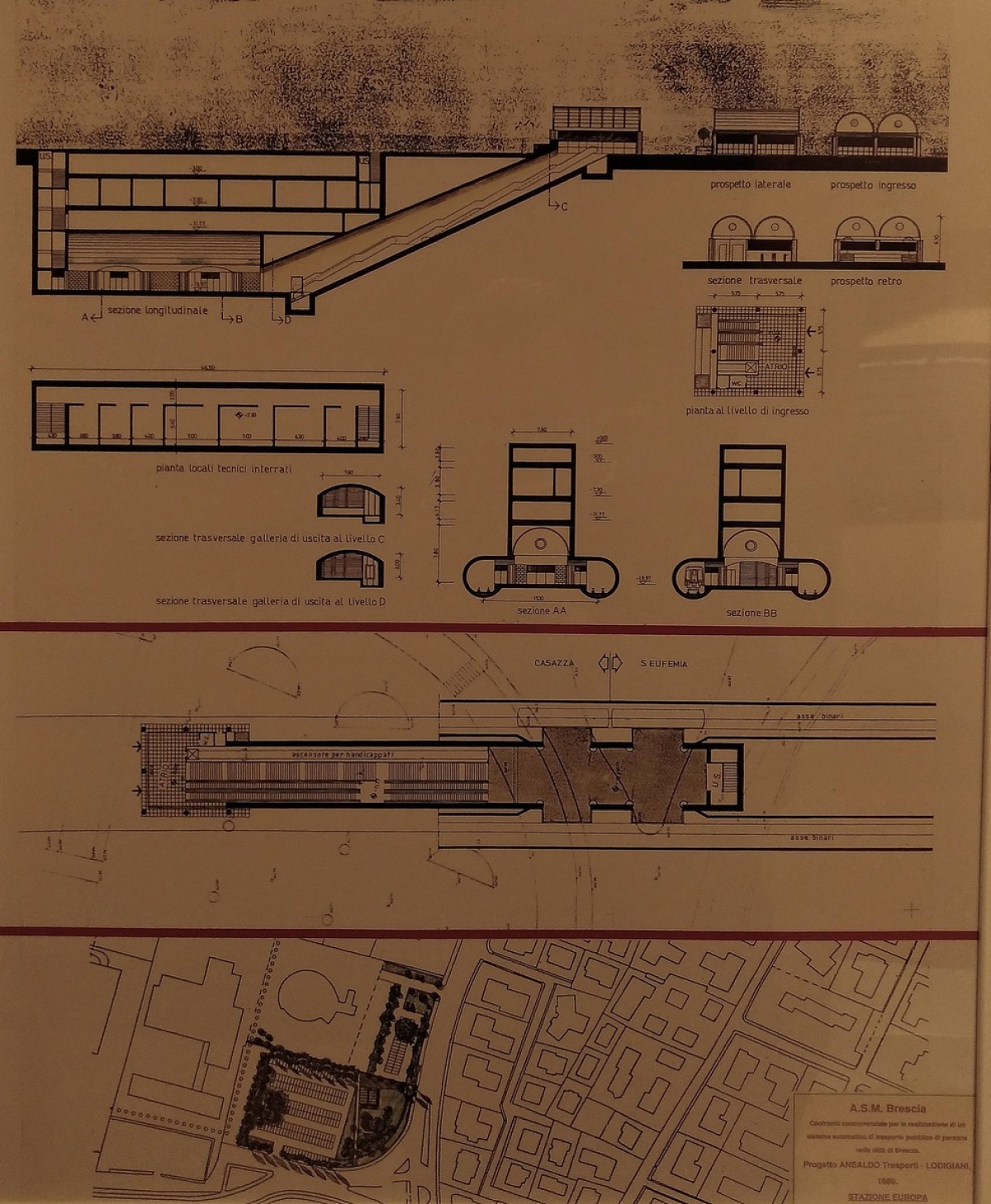 Brescia — Old projects of underground