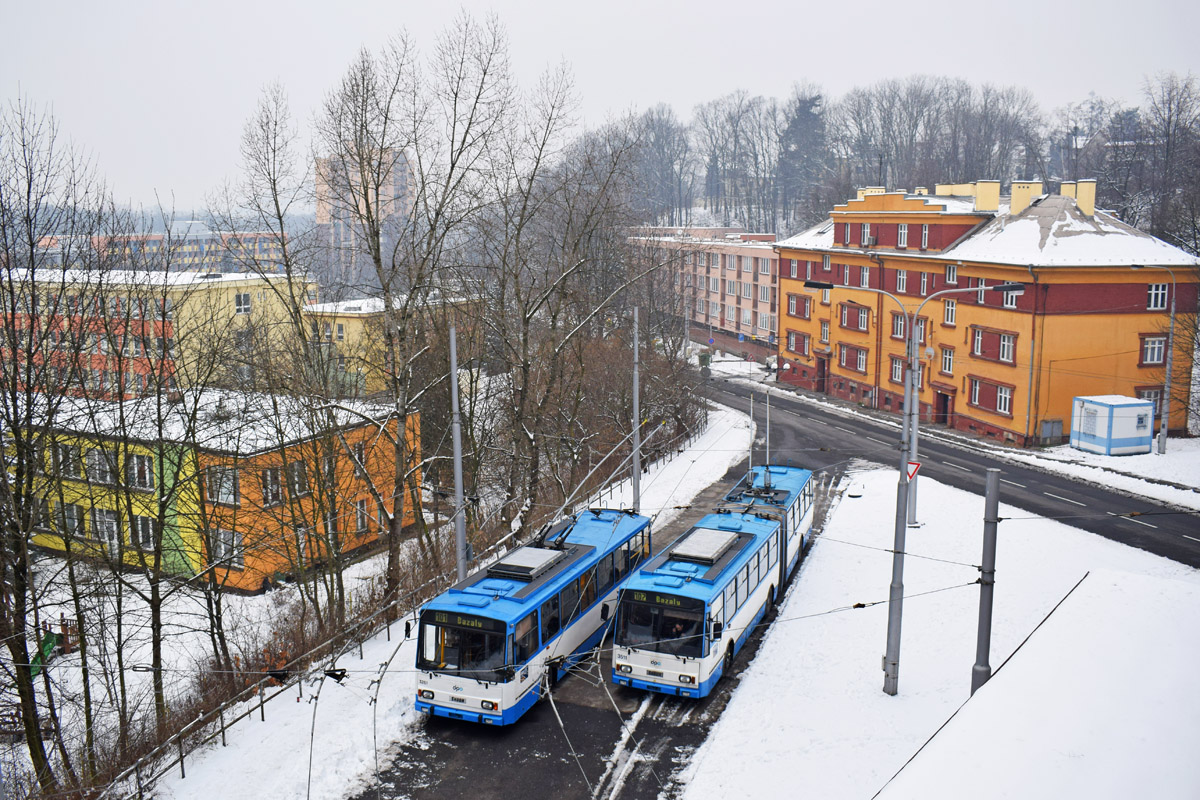 Острава, Škoda 14TrM № 3261; Острава, Škoda 15TrM № 3511; Острава — 10.2.2018 — (Прощальная) поездка с троллейбусами 14TrM 3261 и 15TrM 3511