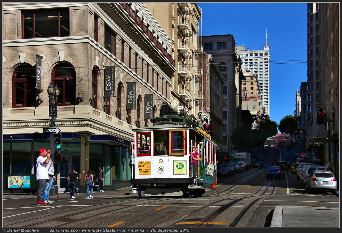 San Francisco Bay Area, Muni cable car № 9