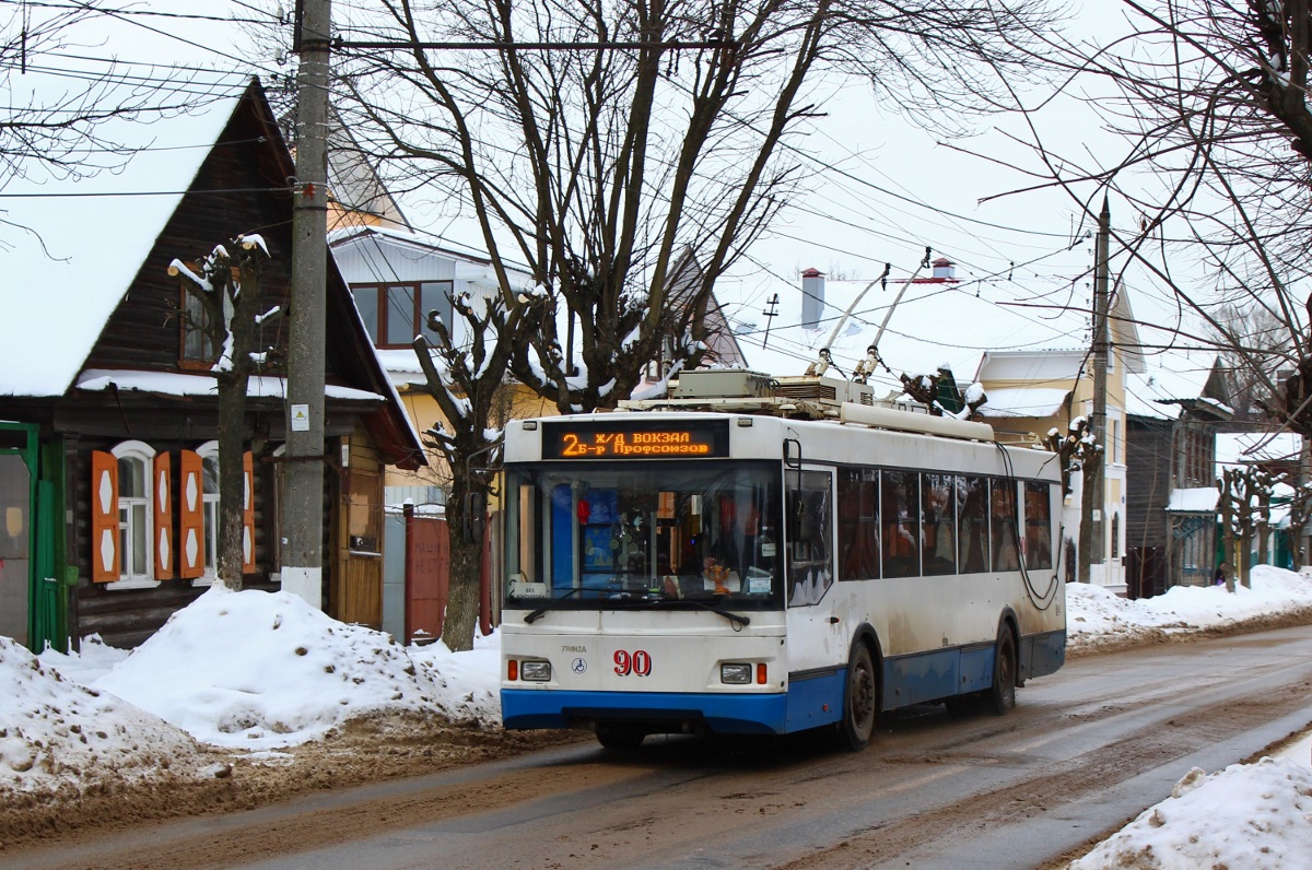 Tver, Trolza-5275.03 “Optima” N°. 90; Tver — Trolleybus lines: Central district