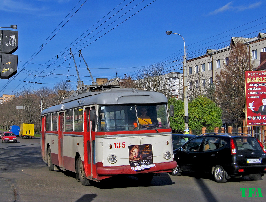 Ровно, Škoda 9TrHT28 № 135