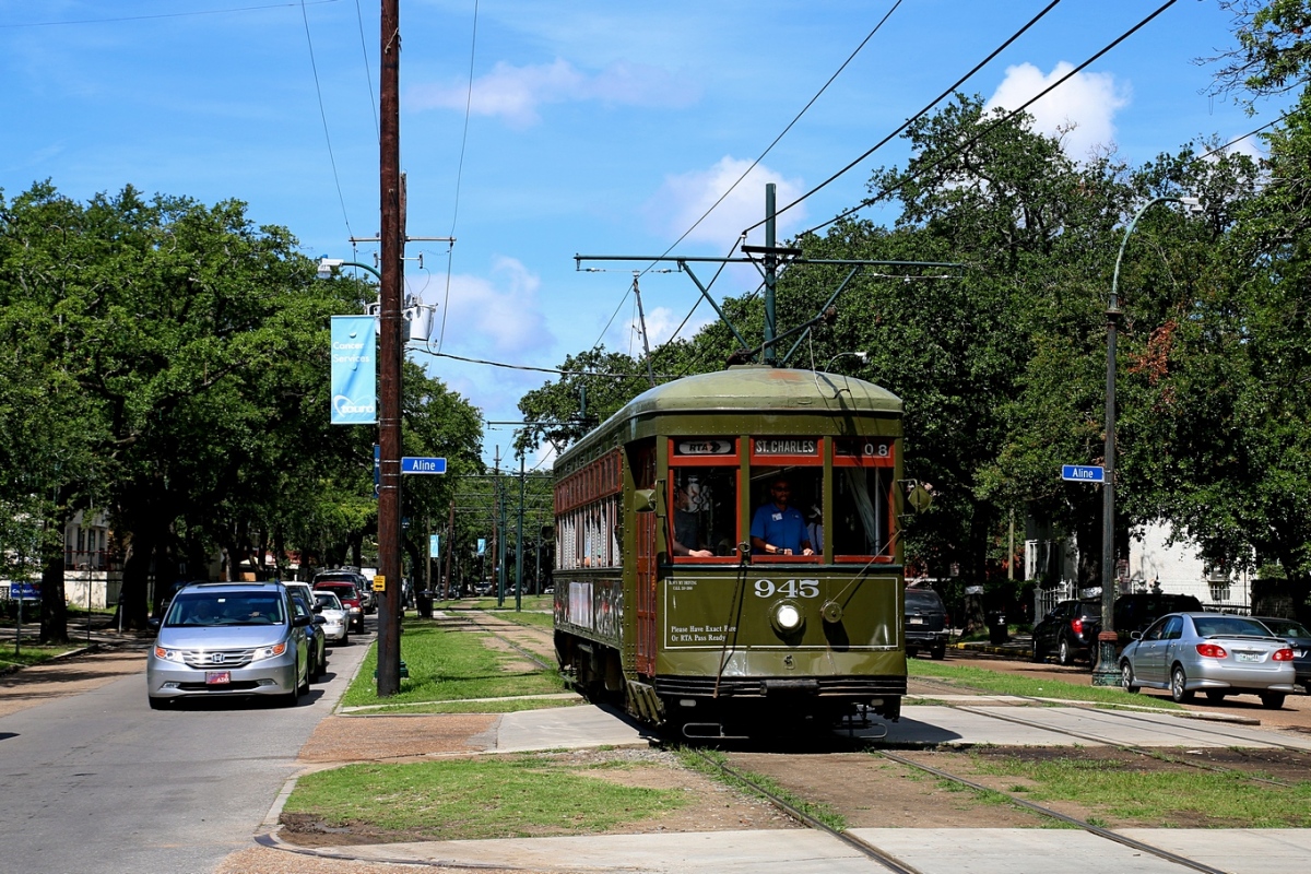 New Orleans, Perley Thomas 4-axle motor car № 945