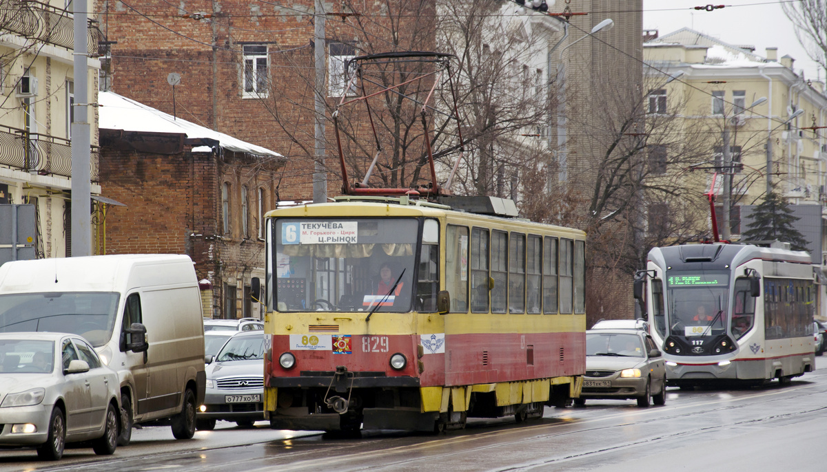 Ростов-на-Дону, Tatra T6B5SU № 829