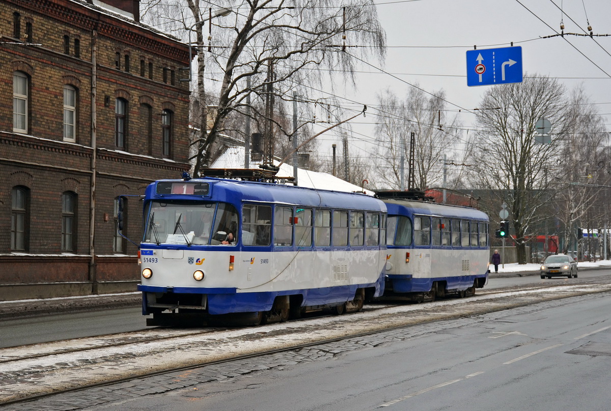 Рига, Tatra T3A № 51493