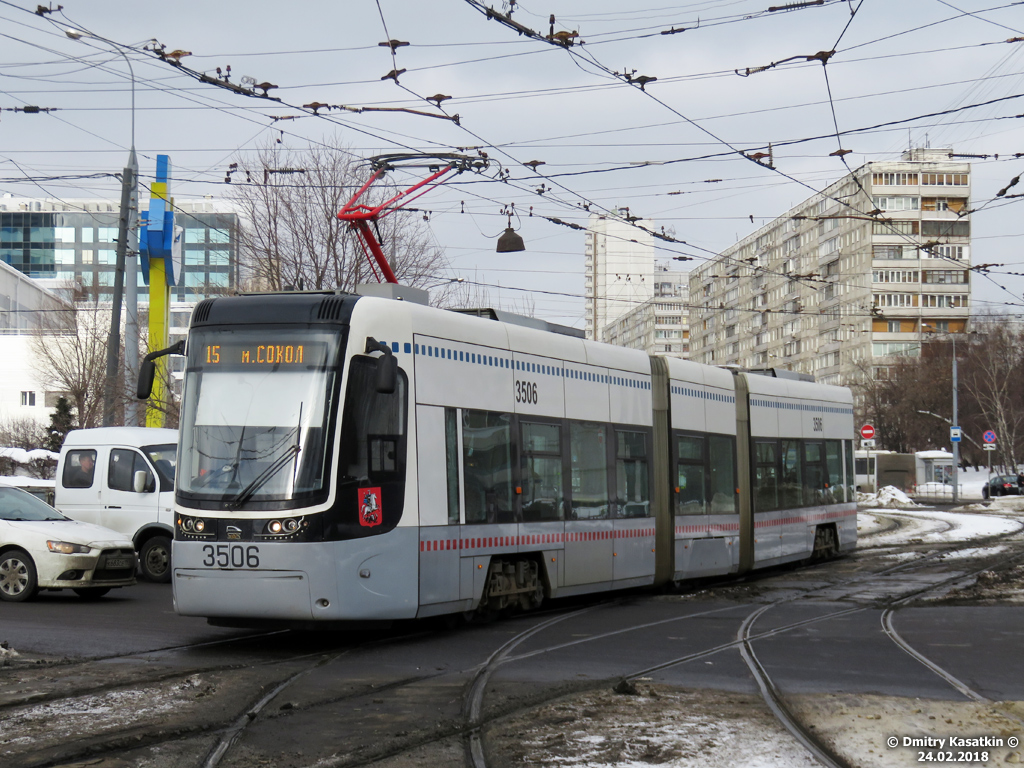 Москва, 71-414 (Pesa Fokstrot) № 3506