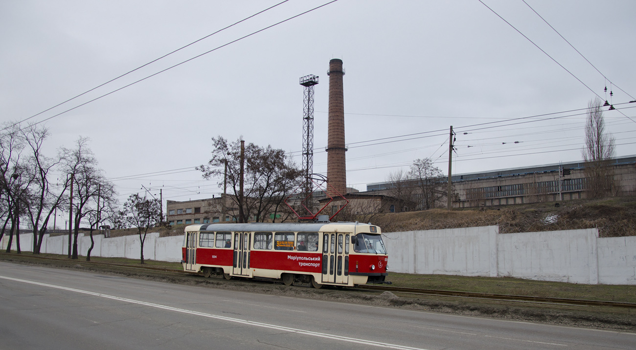 Mariupol, Tatra T3SUCS # 1004