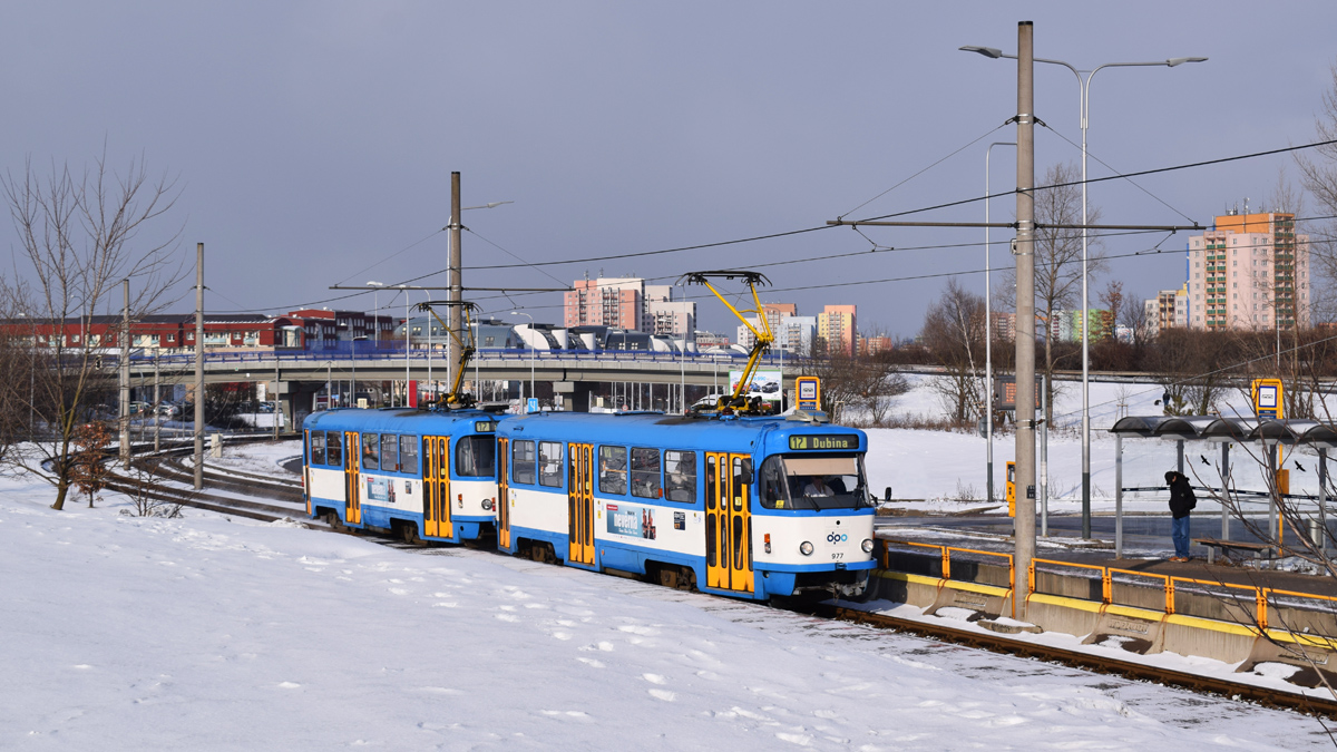 Ostrava, Tatra T3R.P č. 977; Ostrava, Tatra T3R.P č. 973