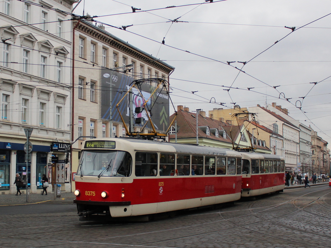 Прага, Tatra T3R.P № 8375