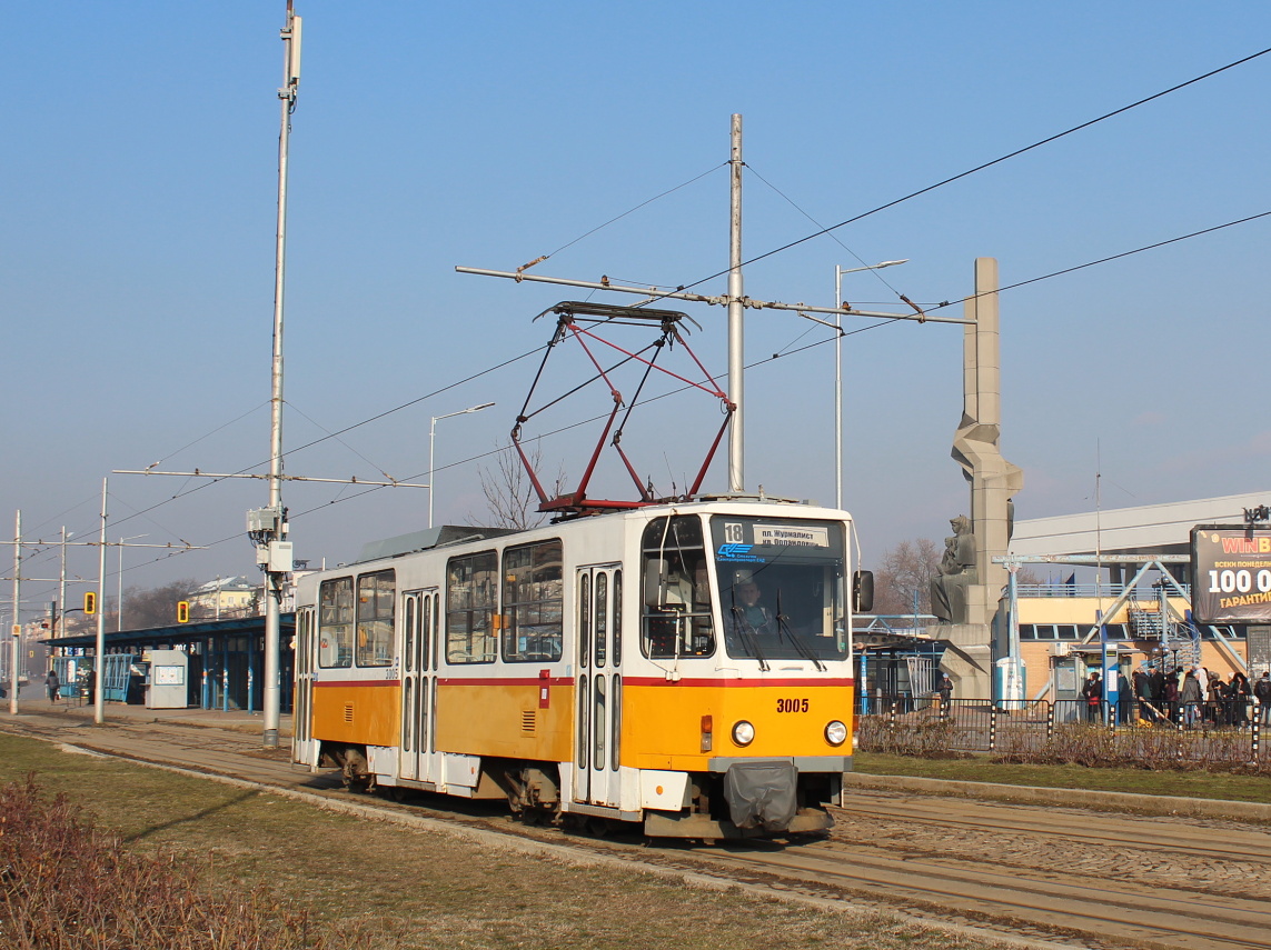 Sofia, Tatra T6A2B č. 3005