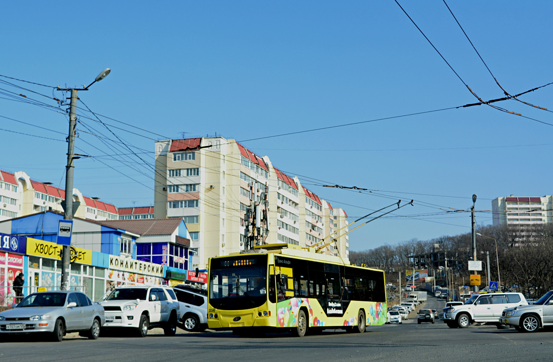 Vladivostok, VMZ-5298.01 “Avangard” № 256; Vladivostok — Тематические  троллейбусы