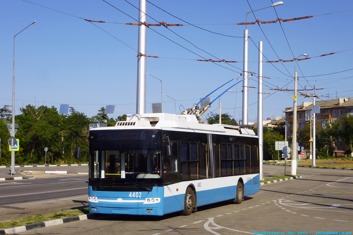 Crimean trolleybus, Bogdan T70115 # 4402