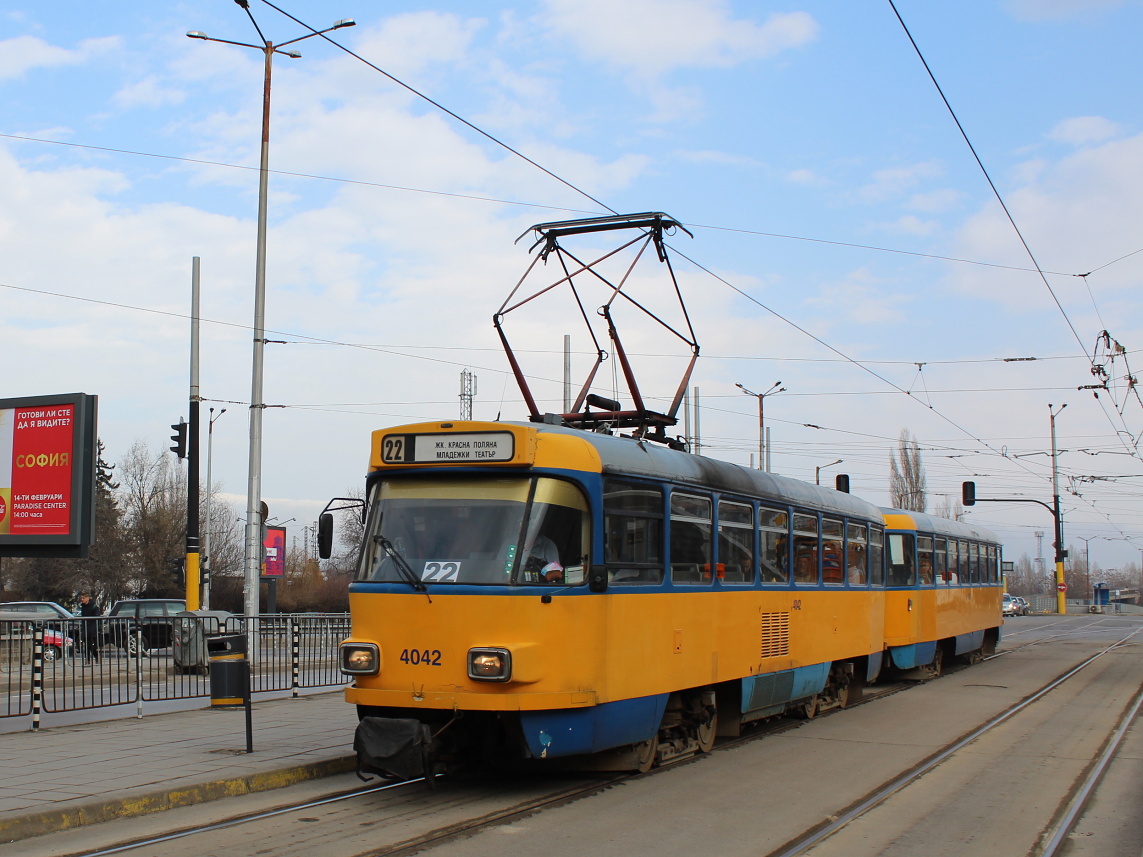 Sofia, Tatra T4D-M2 # 4042