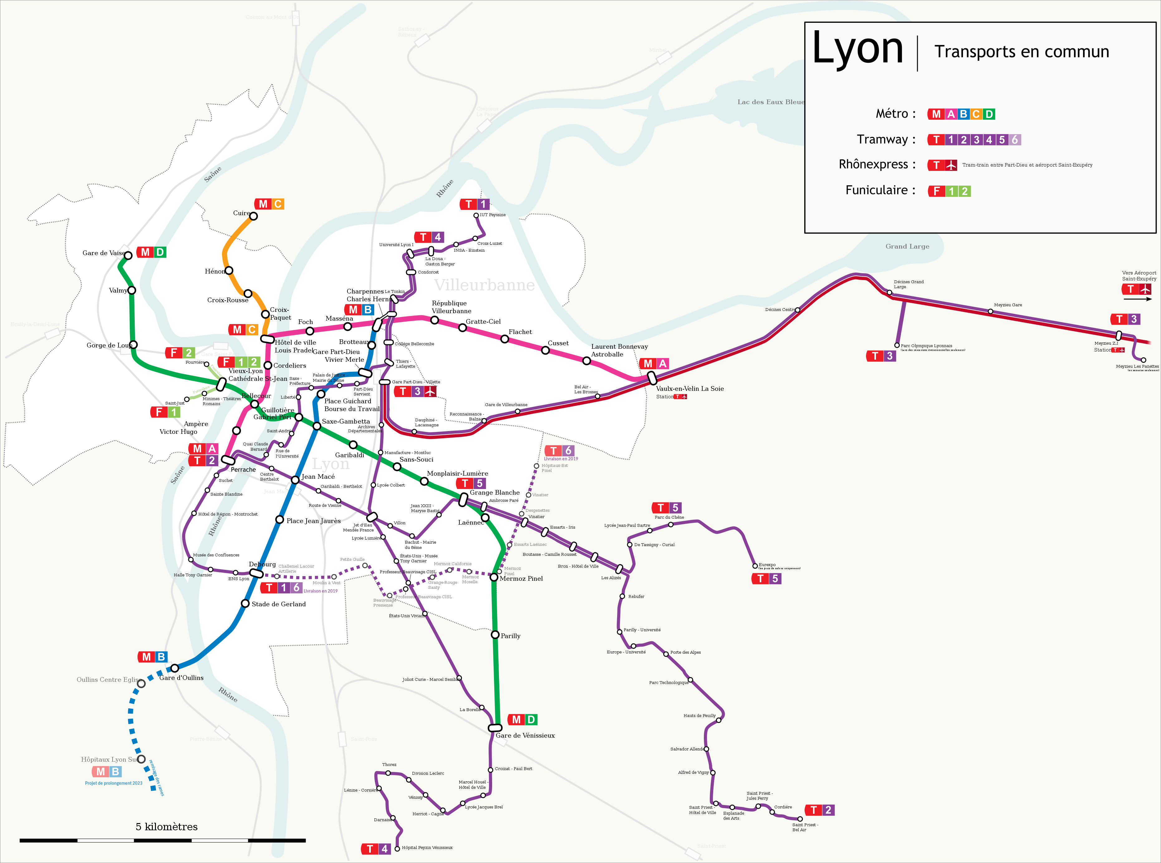 Lyon — Maps