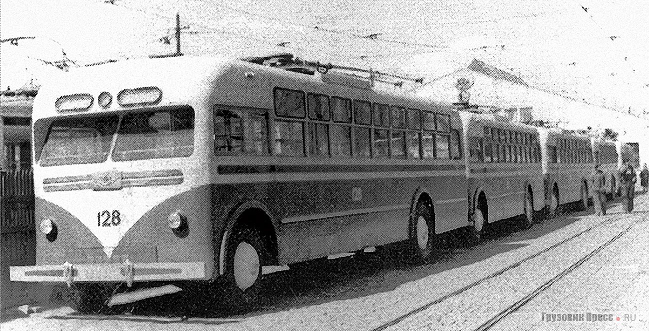 Sofia, MTB-82 № 128; Sofia — Delivery of the trolleybuses ТБ-51 — 1950-1956; Sofia — Historical —  Тrolleybus photos (1941–1989)