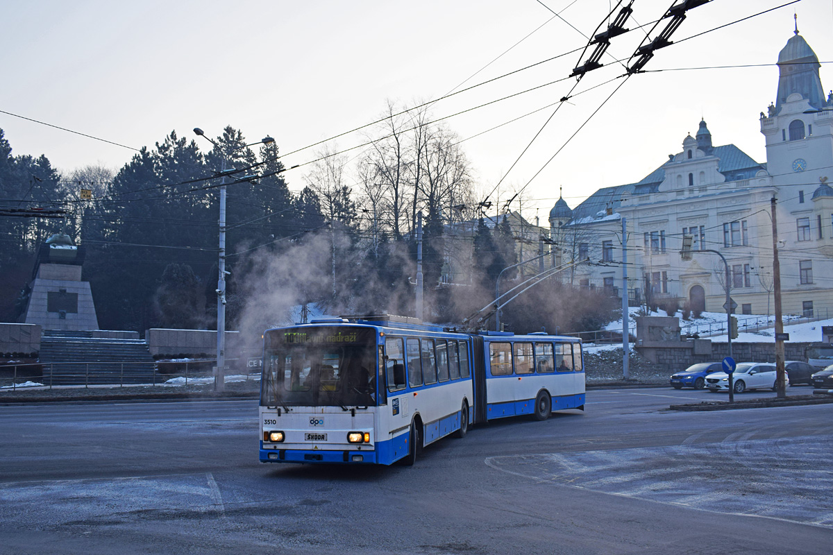 Острава, Škoda 15TrM № 3510; Острава — Последняя неделя эксплуатации троллейбусов Škoda 15Tr