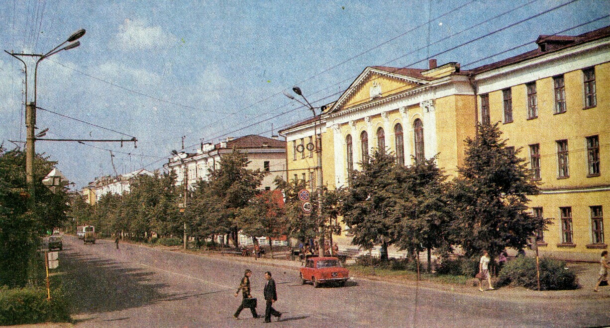 Саранск — Старые фотографии; Саранск — Троллейбусные линии — центр города