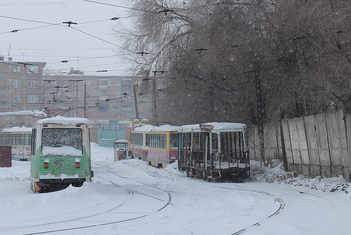 Orszk, 71-605 (KTM-5M3) — 7; Orszk — Tram depo-1