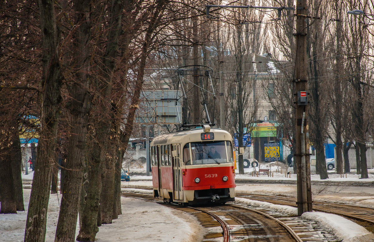 Киев, Tatra T3SU № 5839