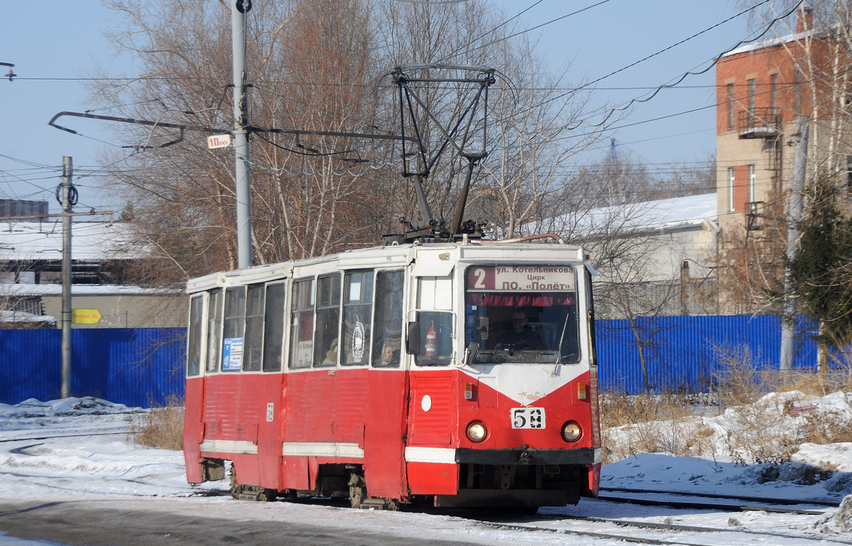 Омск, 71-605 (КТМ-5М3) № 58