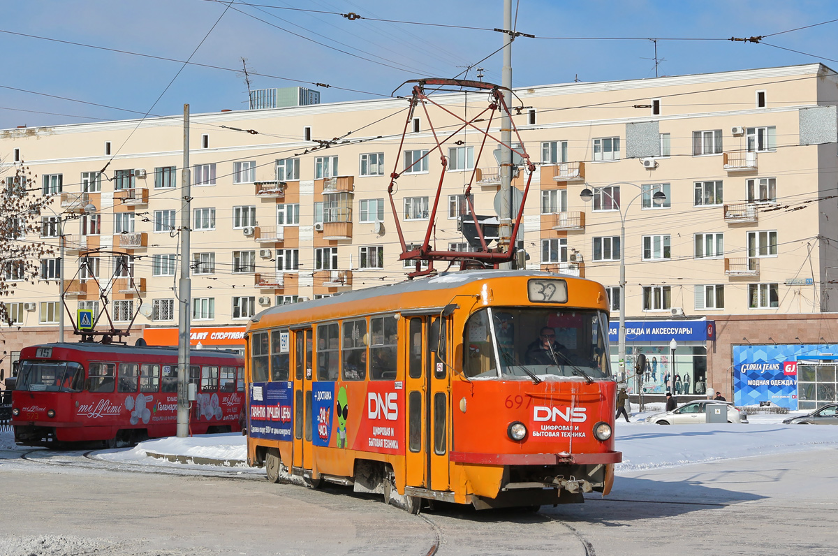 Екатеринбург, Tatra T3SU № 697