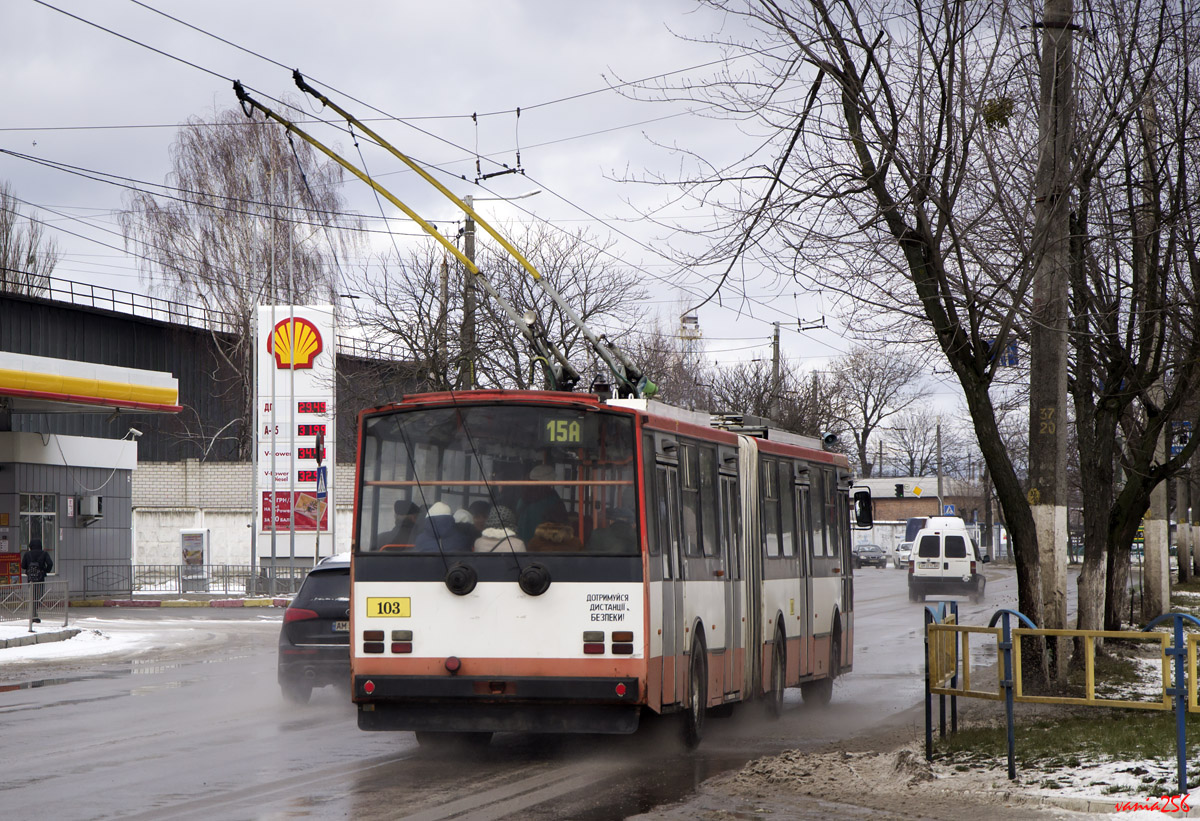 Житомир, Škoda 15TrM № 103