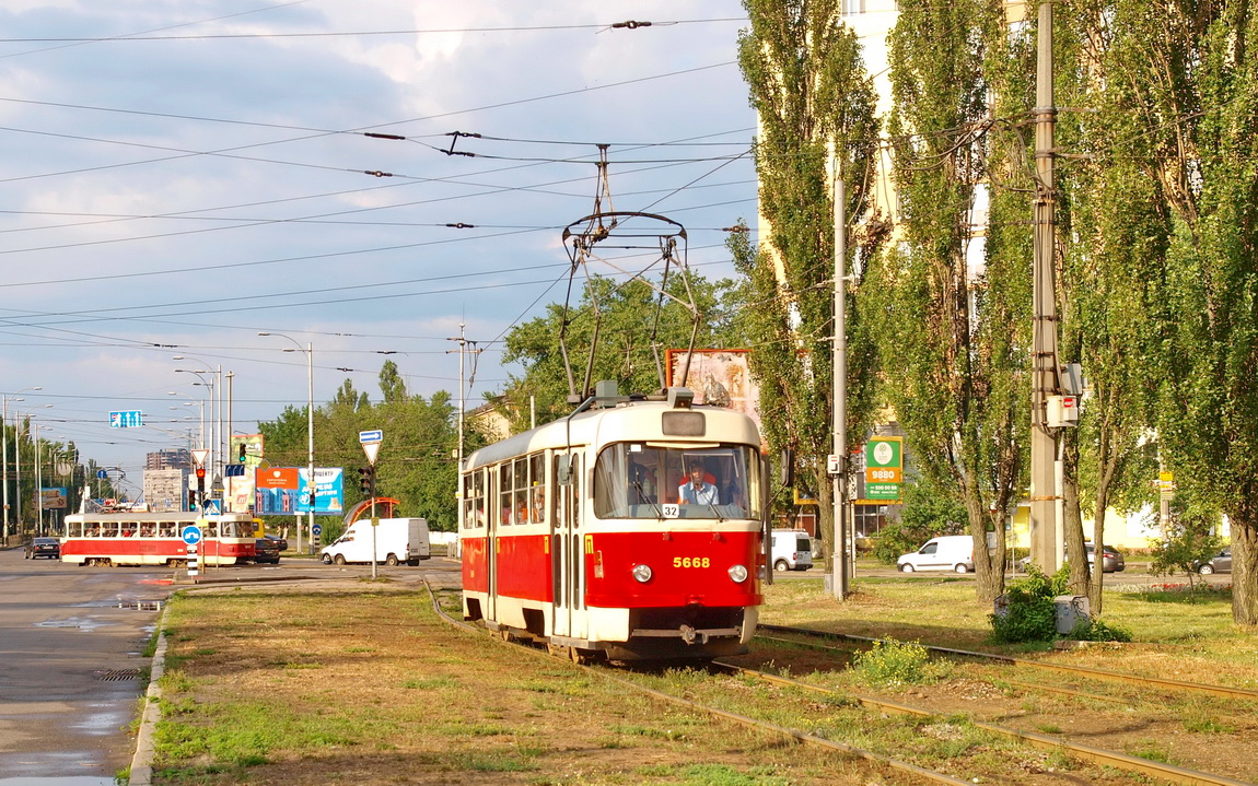 Kyiv, Tatra T3SUCS # 5668