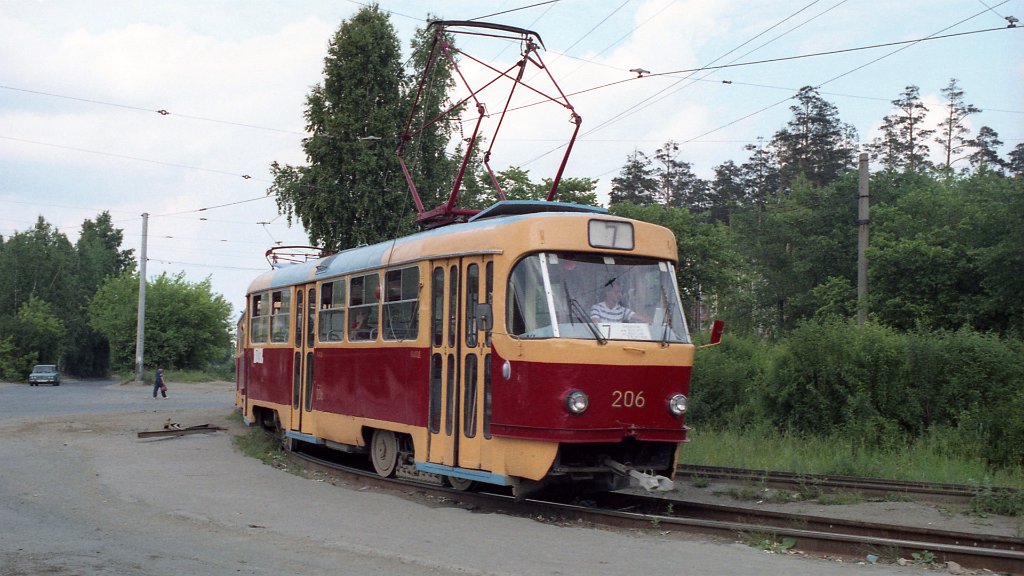 Yekaterinburg, Tatra T3SU č. 206