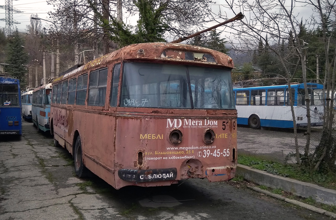 Крымский троллейбус, Škoda 9Tr16 № 5359