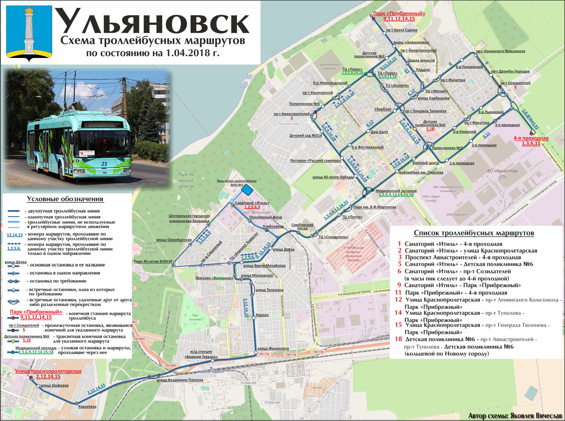 Ульяновск — Схемы