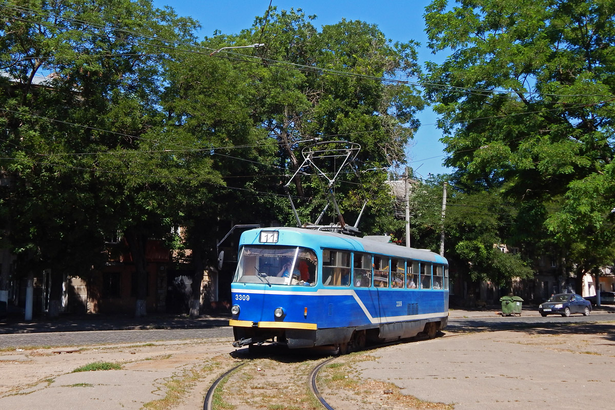Одесса, Tatra T3R.P № 3309