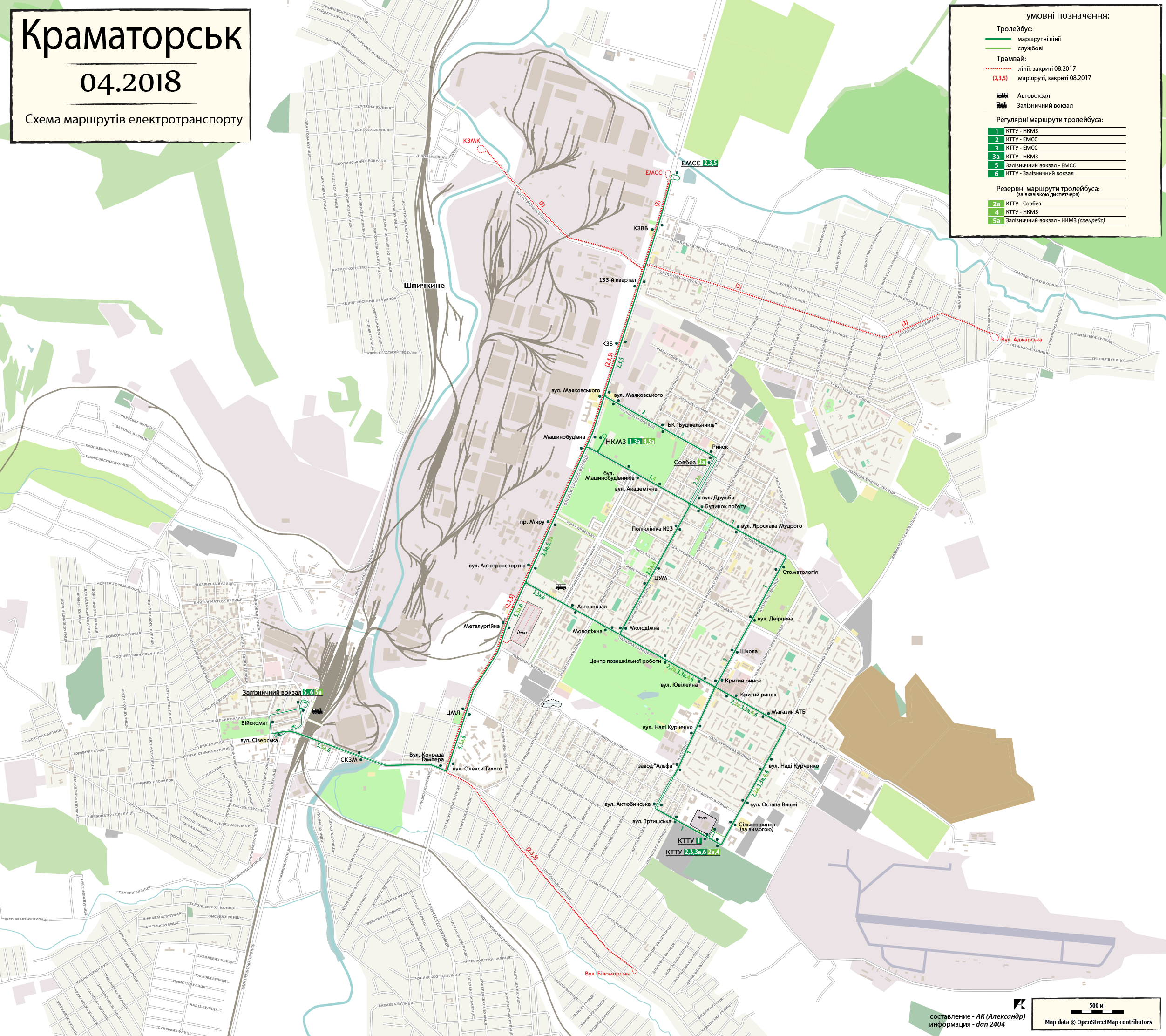 Kramatorszk — Maps