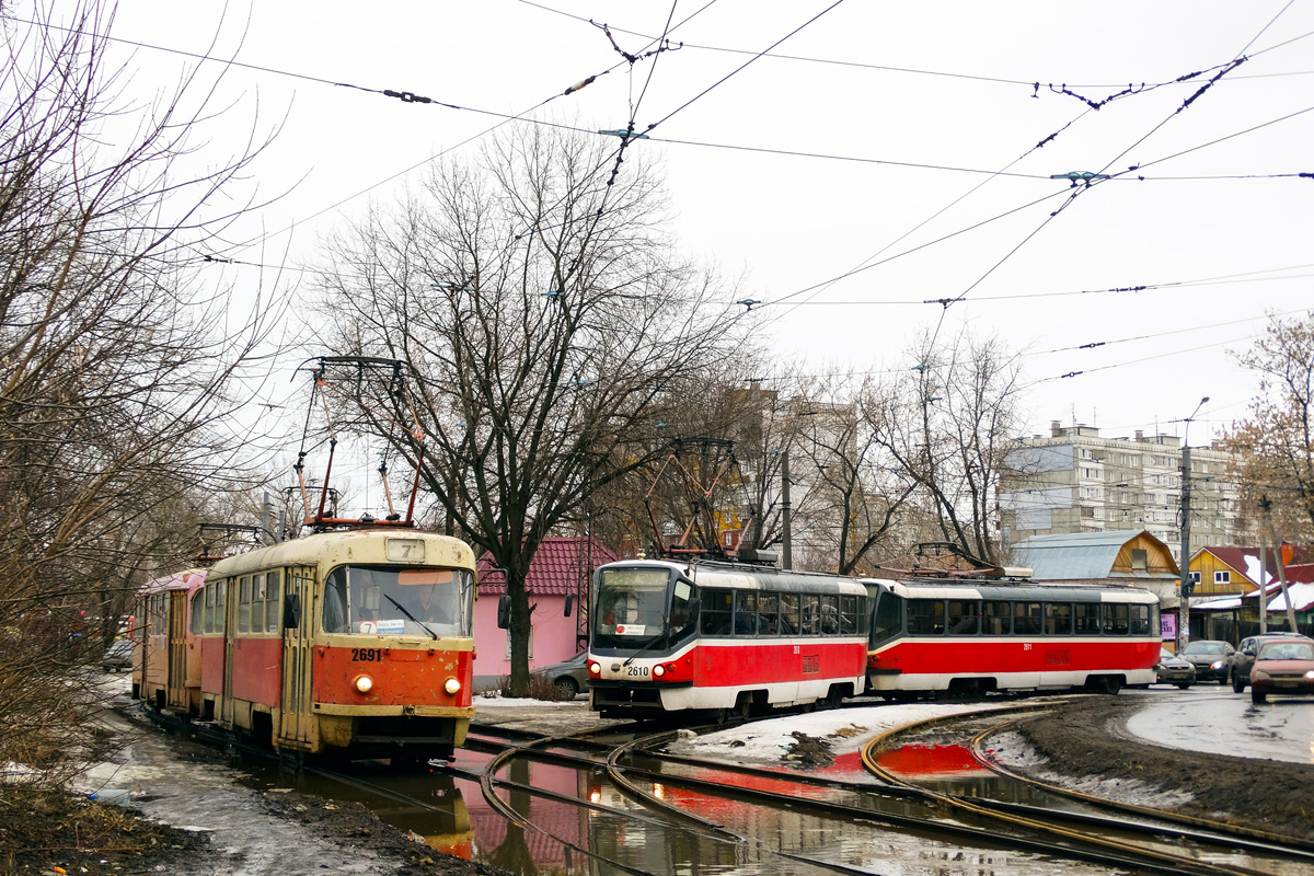 Нижний Новгород, Tatra T3SU № 2691; Нижний Новгород, Tatra T3SU КВР ТРЗ № 2610