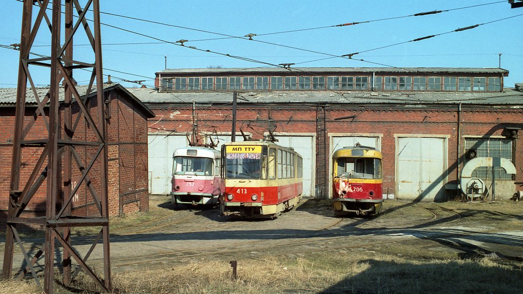 Калининград, Tatra T4SU № 257; Калининград, Tatra KT4SU № 413; Калининград, Tatra T4SU № 206