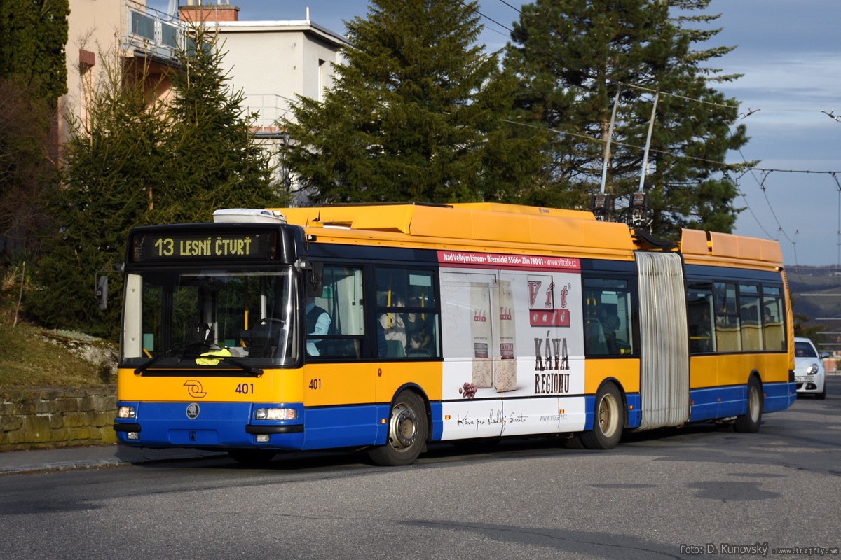 Zlín, Škoda 25Tr Irisbus Citybus N°. 401