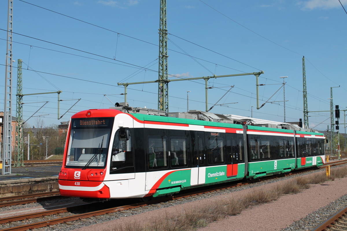 Хемниц, Vossloh Citylink № 438; Хемниц — Трамвайно-железнодорожная система «Хемницер Модель»