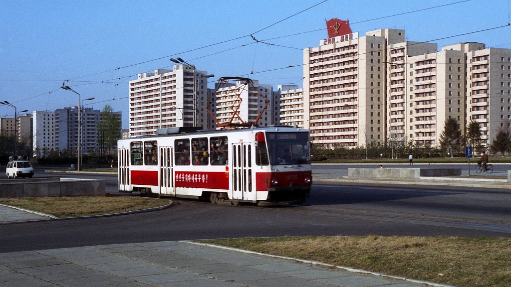 Пхеньян, Tatra T6B5K № 1075; Пхеньян — Исторические фотографии — Трамвай и Троллейбус (1991+)