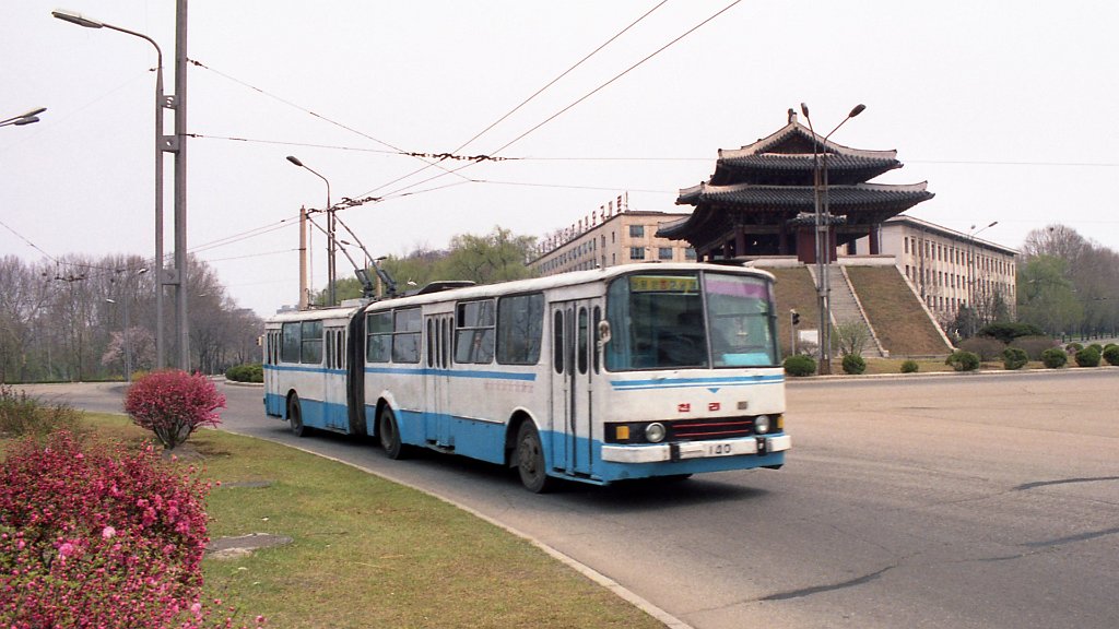 Пхеньян, Chollima 862 № 140; Пхеньян — Исторические фотографии — Трамвай и Троллейбус (1991+)