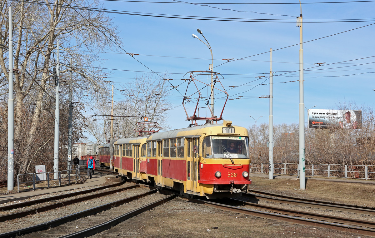 Jekaterinburg, Tatra T3SU № 328